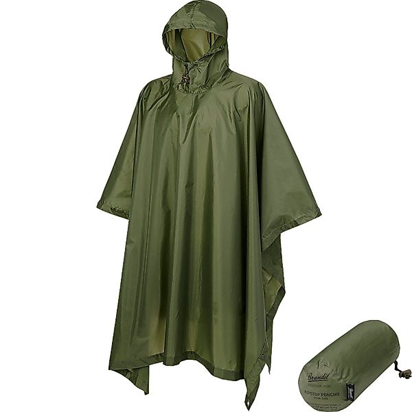 Brandit Regenponcho Bundeswehr Poncho RipStop günstig online kaufen