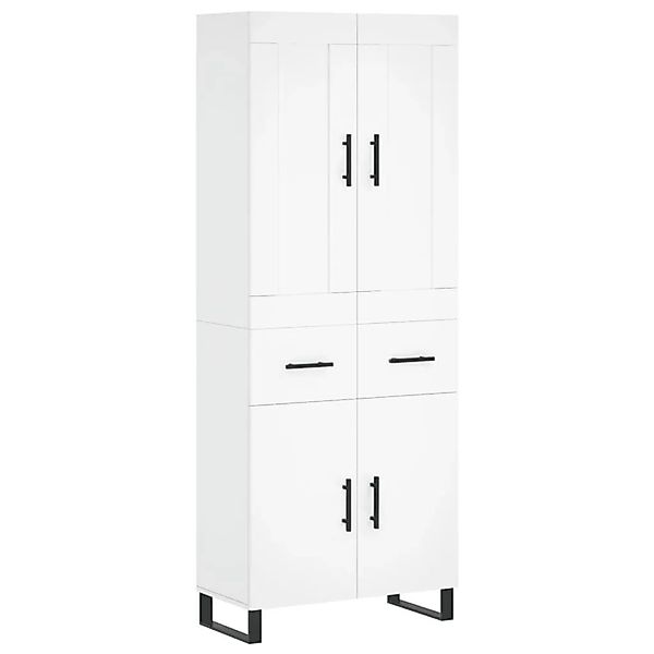 vidaXL Highboard Weiß 69,5x34x180 cm Holzwerkstoff 3199897 günstig online kaufen