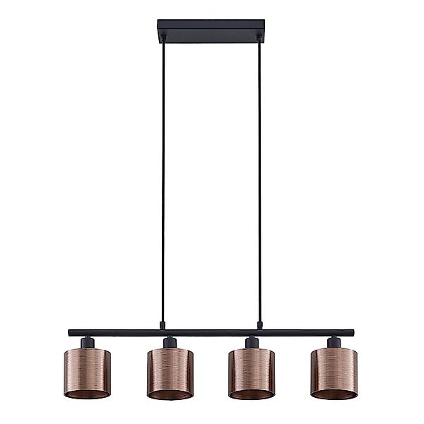Lindby Pendelleuchte Joudy 9627438 Modern in Bronze aus Metall 4-flammig E1 günstig online kaufen