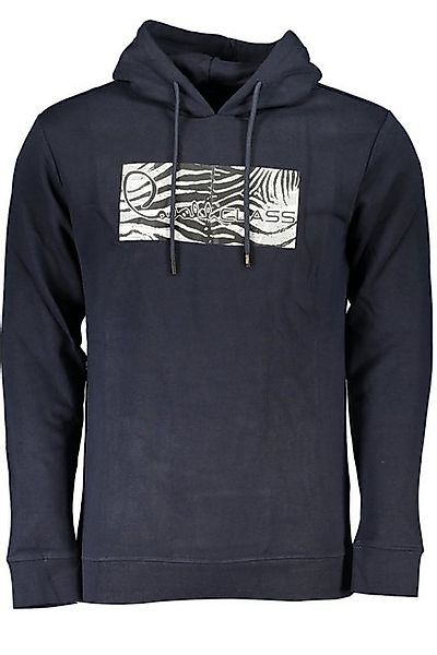 Cavalli Class Sweatshirt Blaues Herren-Sweatshirt ohne Reißverschluss: günstig online kaufen