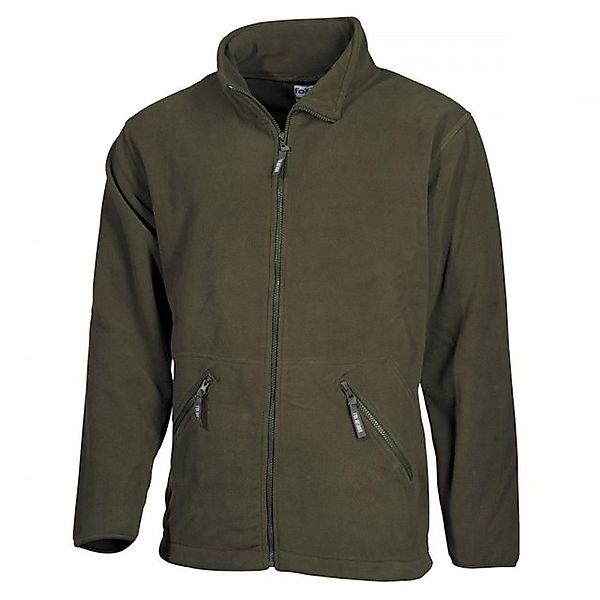 FoxOutdoor Fleecejacke Fleece-Jacke, "Arber", oliv, Full Zip - XL Gummizug günstig online kaufen