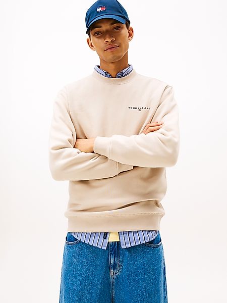 Tommy Jeans Sweatshirt "TJM REG LINEAR CREW EXT", mit Logostickerei günstig online kaufen