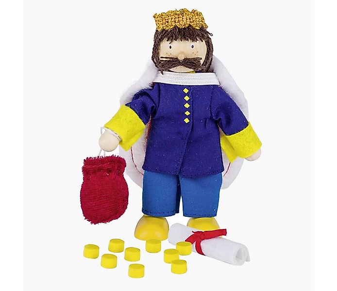 goki Biegepuppe König mit Umhang (Packung, 10-tlg., spar set), voll bewegli günstig online kaufen