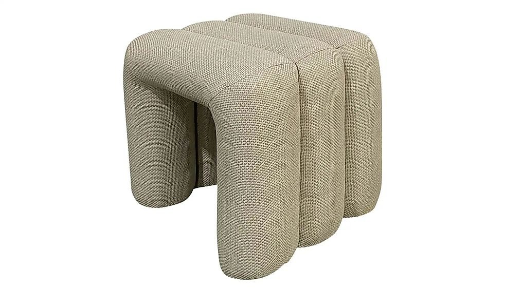 Polsterhocker  Libertina ¦ beige ¦ Maße (cm): B: 43,5 H: 45 T: 43.5 Polster günstig online kaufen