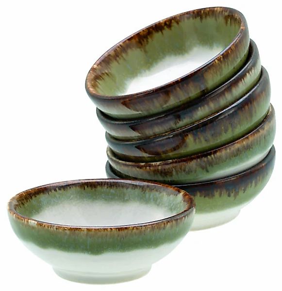 CreaTable Schale »Cascade, Sojaschale, Ø 8 cm, 6-tlg« 6 Stk. aus Steinzeug günstig online kaufen