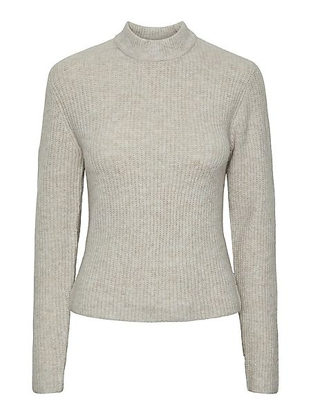 pieces Strickpullover - Stehkragenpullover mit Ausschnitt am Rücken günstig online kaufen
