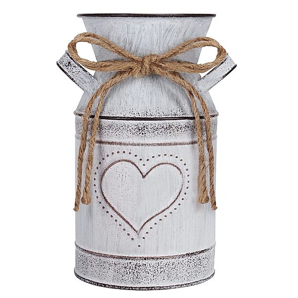 Belle Vous Dekovase Metall Blumenvase in günstig online kaufen