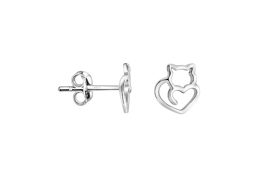 Sofia Milani Paar Ohrstecker Katze, 925 Silber Damen Schmuck - E0963 günstig online kaufen