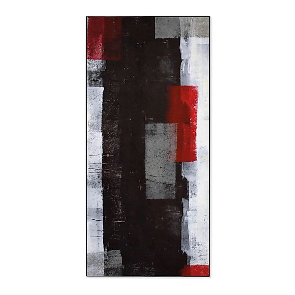 Banjado Magnettafel 37x78cm Magnetwand  Schwarz Aus Metall Magnetpinnwand P günstig online kaufen