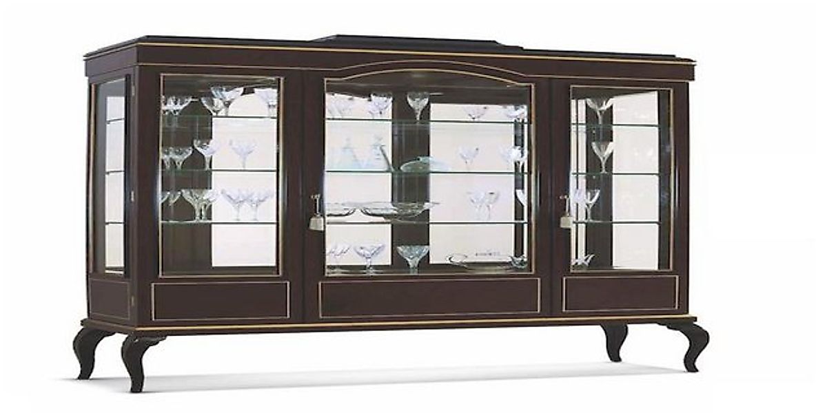 JVmoebel Vitrine Vitrine Schränke Vitrinen Braun Luxus Schrank Wohnzimmer H günstig online kaufen