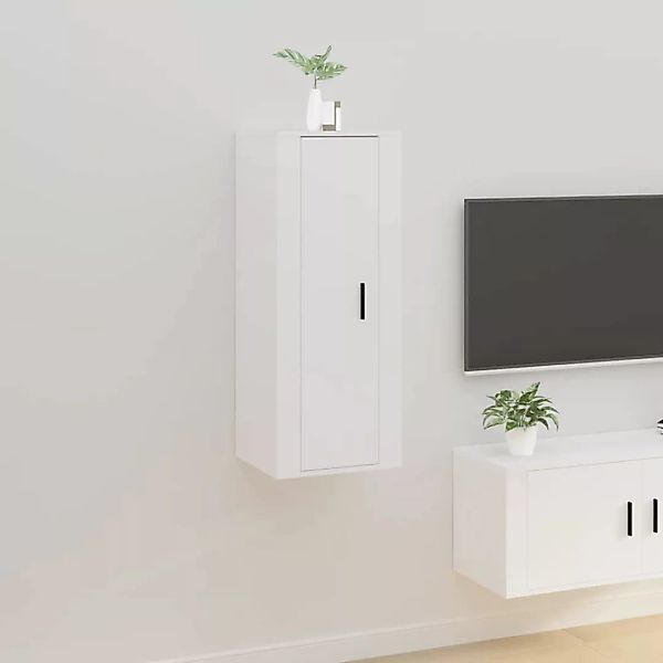 Vidaxl Tv-wandschrank Weiß 40x34,5x100 Cm günstig online kaufen