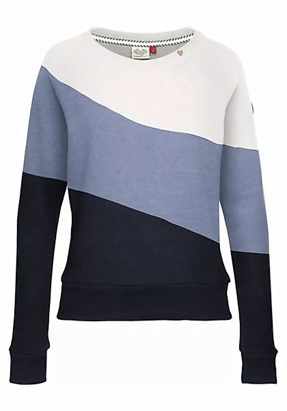 Ragwear Sweater JOHANKA BLOCK Crew Neck im Color-Blocking Design günstig online kaufen