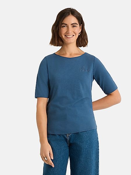 Lieblingsstück Rundhalsshirt "CandiceEP" mit Statement-Stickerei und im Bat günstig online kaufen