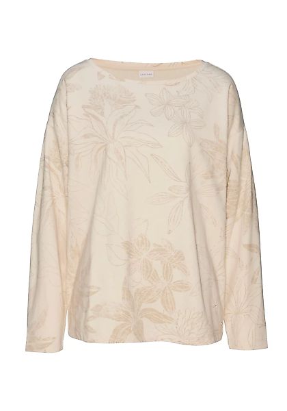 LASCANA Sweatshirt mit floralem Alloverdruck, Loungewear, Loungeanzug günstig online kaufen
