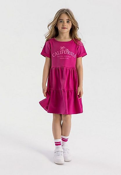 MINOTI Midikleid Kleid mit kurzen Ärmeln (3y-10y) günstig online kaufen