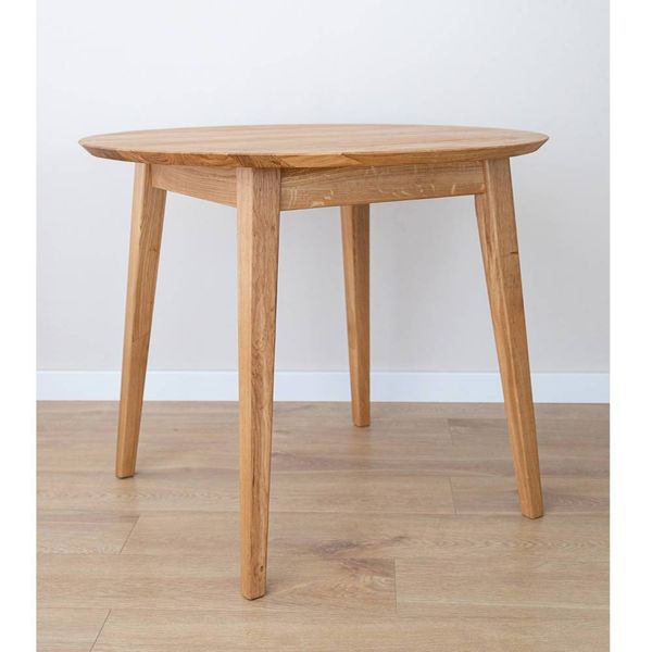 Esstisch Ausziehtisch aus Eiche Massivholz in modernem Design günstig online kaufen