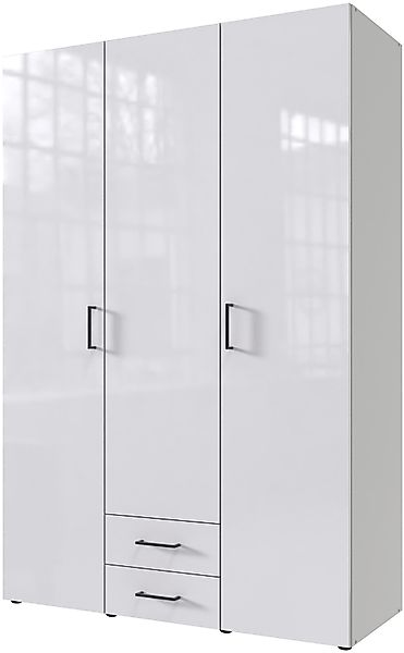 Wimex Drehtürenschrank "Mugano" mit langen oder kurzen Griffen aus Metall, günstig online kaufen