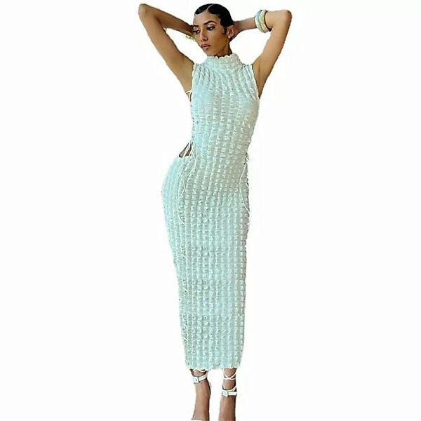 KIKI A-Linien-Kleid Personalisiertes einfarbiges Kleid mit Fischschwanzsaum günstig online kaufen