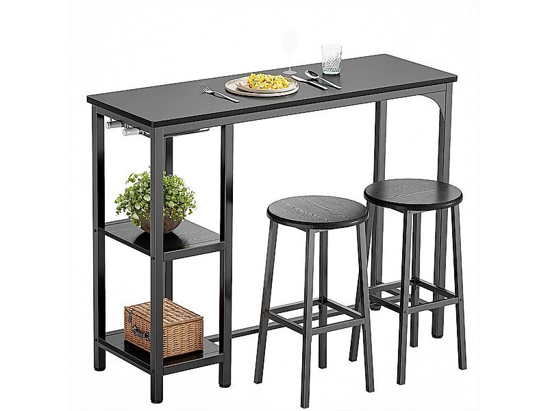 Bealife Essgruppe Esstisch mit 2 Stühlen, 3-tlg Bartisch,Küchentisch für Kü günstig online kaufen