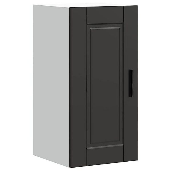 vidaXL Schrankmodule Küchen-Hängeschrank Porto Schwarz Holzwerkstoff günstig online kaufen