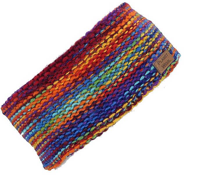 Guru-Shop Stirnband Woll-Strick-Stirnband aus Nepal mit.. günstig online kaufen