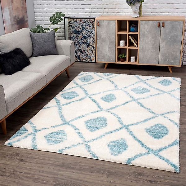 Carpet City Hochflor-Teppich »Pulpy 563«, rechteckig, 30 mm Höhe, besonders günstig online kaufen