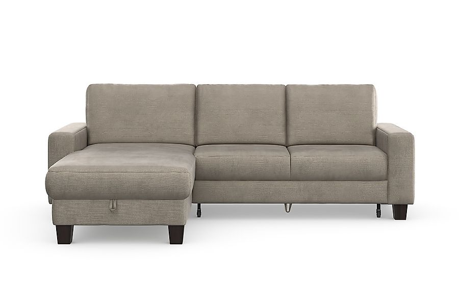 Home affaire Ecksofa »Summer L-Form« mit Recamiere, mit oder ohne Bettfunkt günstig online kaufen