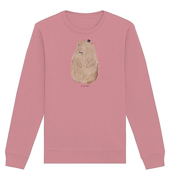 Mr. & Mrs. Panda Longpullover Größe L Murmeltier - Canyon Pink - Geschenk, günstig online kaufen