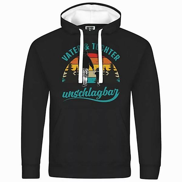 deinshirt Kapuzenpullover Herren Kapuzenpullover Vater und Tochter Unschlag günstig online kaufen