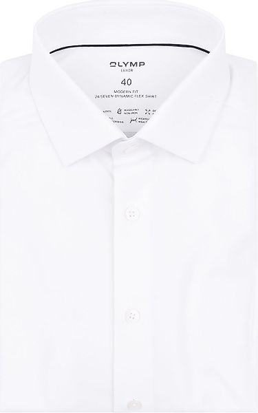 OLYMP Luxor 24/Seven Hemd Weiß - Größe 48 günstig online kaufen