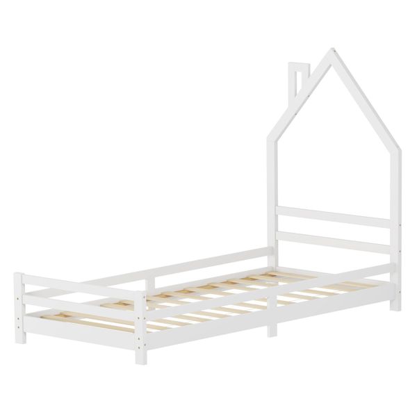 ML-DESIGN Kinderbett Hausbett Holzbett mit Lattenrost günstig online kaufen