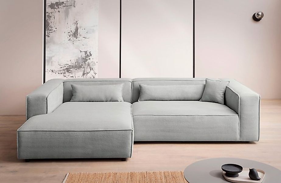 LeGer Home by Lena Gercke Ecksofa »PIARA XXL, Big-Sofa in Cord oder Leineno günstig online kaufen
