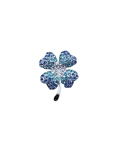MayTree Brosche "Kleeblättchen", blau (Stück, 1-tlg), günstig online kaufen