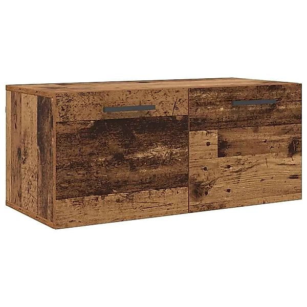 vidaXL Wandschrank Altholz 80 x 36,5 x 35 cm Holzwerkstoff 879558 günstig online kaufen