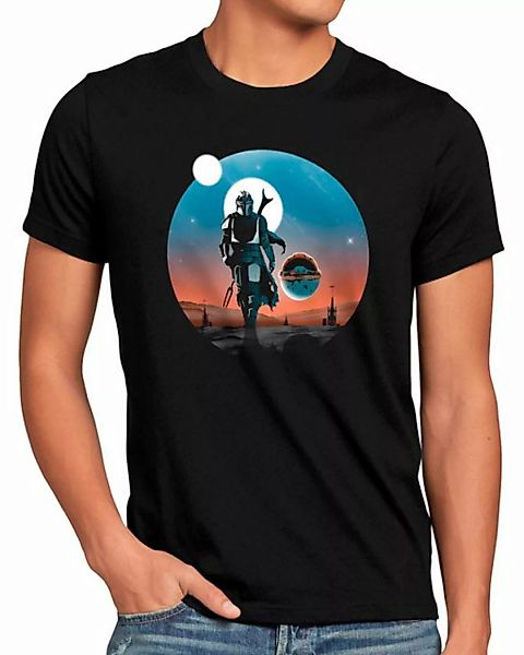 style3 Print-Shirt Herren T-Shirt Protect Child yoda wars boba mandalorian günstig online kaufen