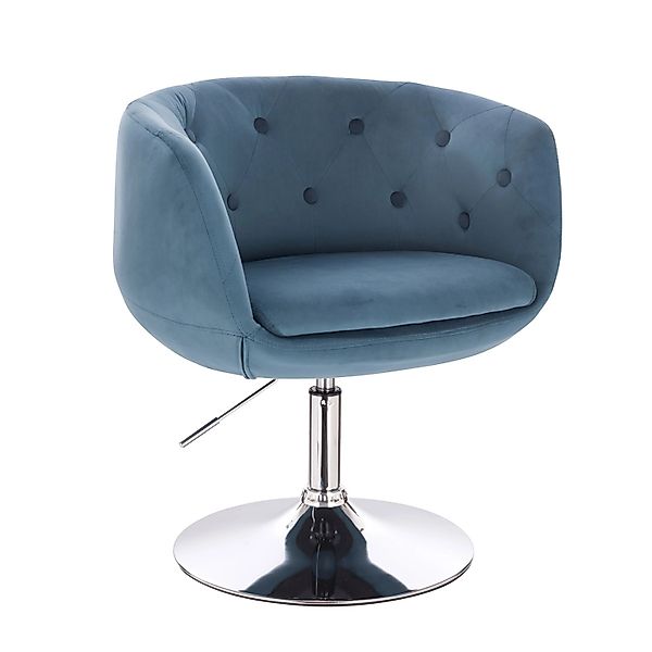 Svita Panama Retro Loungestuhl Polsterstuhl Cocktailsessel Tellerfuß Metall günstig online kaufen