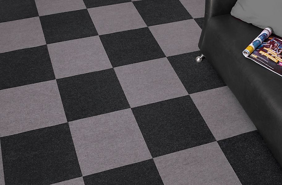 Andiamo Teppichfliese »Abbo, selbstklebend«, quadratisch, 4 mm Höhe, Bodens günstig online kaufen