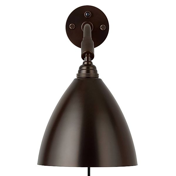 GUBI Bestlite BL7 Wandlampe, schwarz-messing, 29 cm günstig online kaufen