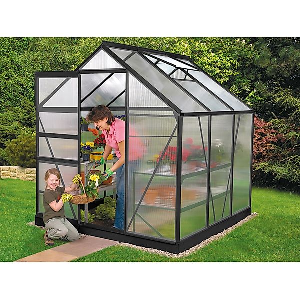 Vitavia Gewächshaus Venus 3800 Schwarz 3,8 m² günstig online kaufen