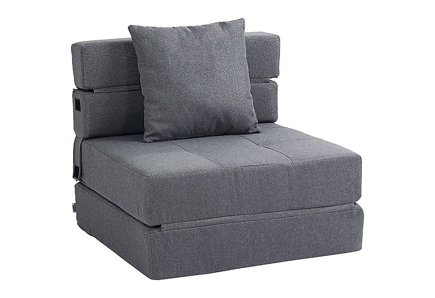 HOMCOM Sessel 2-in-1 Klappsessel mit Bettfunktion (Schlafsessel, 1-St., Bet günstig online kaufen