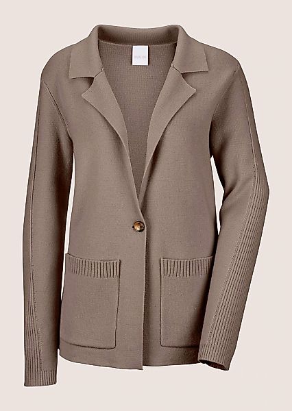 MADELEINE Strickjacke "Strickblazer Strickjacke aus Merinowolle und Kaschmi günstig online kaufen