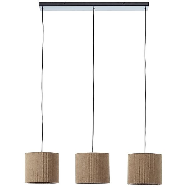 Brilliant Pendelleuchte »Tony«, 3 flammig, Leuchtmittel E27   ohne Leuchtmi günstig online kaufen