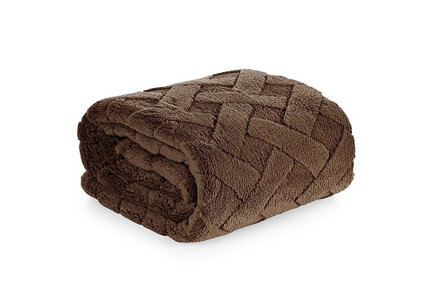 Wohndecke CARO, Design91, Karierte Kuscheldecke ideales Geschenk Weiche, wa günstig online kaufen