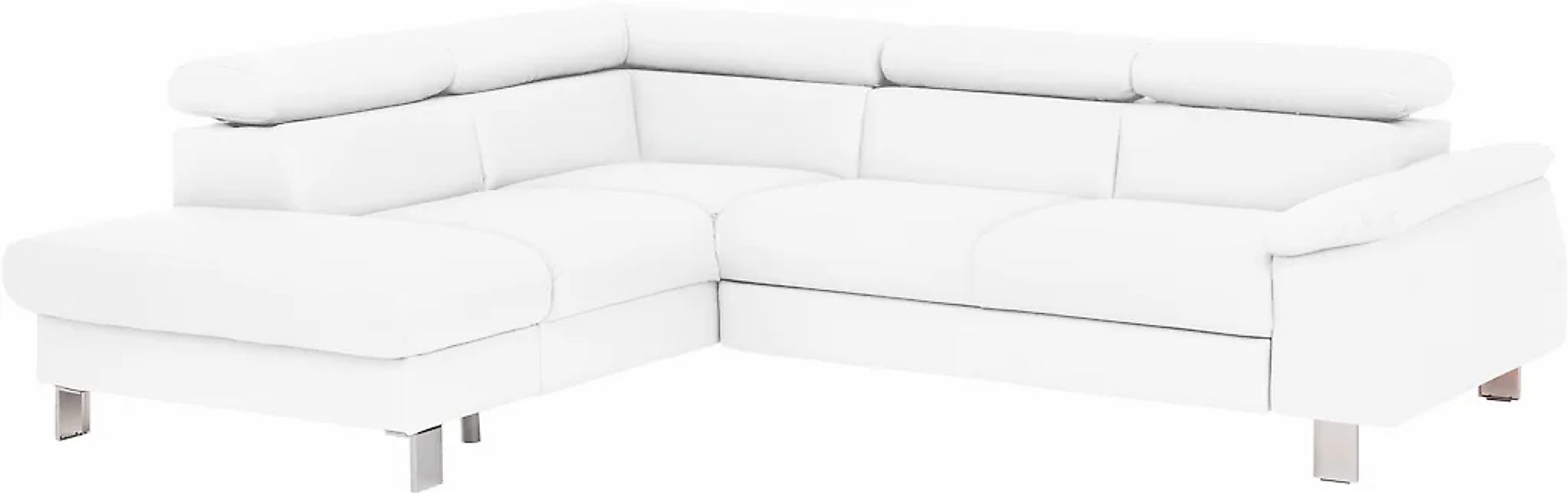 COTTA Ecksofa "Komaris L-Form mit Kopfteilverstellung", wahlweise mit Bettf günstig online kaufen