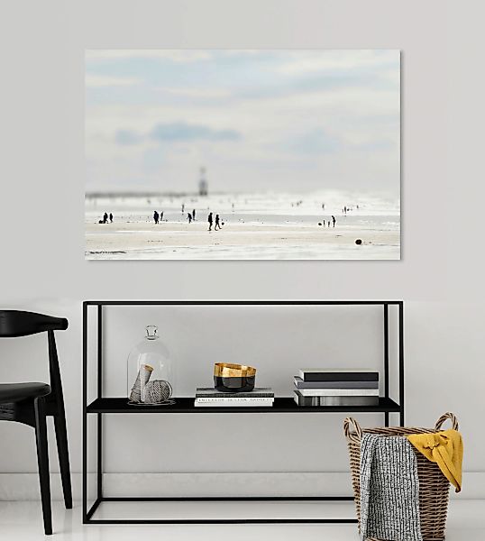 queence Acrylglasbild "Ebbe", Strand-Strandbilder-Meer-Meer Bilder, Fine Ar günstig online kaufen