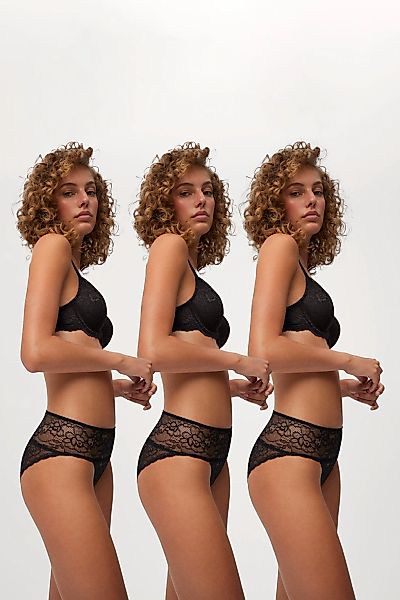 YSABEL MORA Midislip, (3er Pack), leicht, weich, zarte Spitze günstig online kaufen