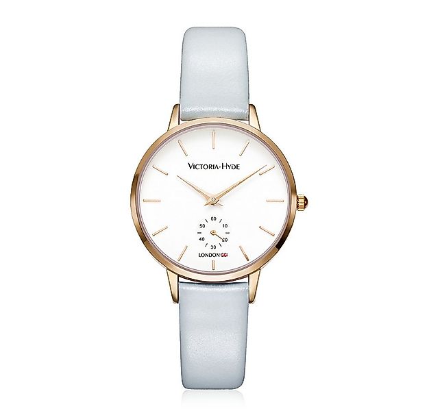Victoria Hyde Quarzuhr Victoria Hyde Clear Dial Analog Damen Basic Lederarm günstig online kaufen