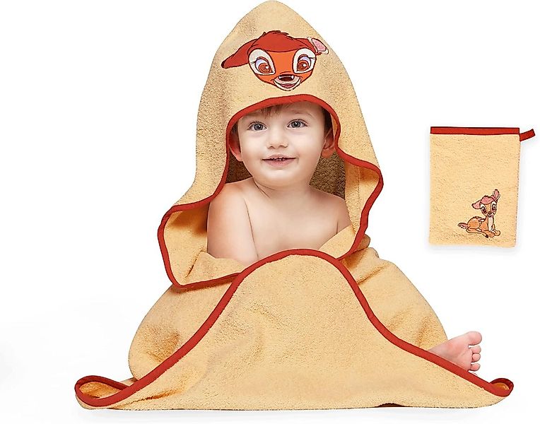 Disney Kapuzenhandtuch Disney Home Baby-Kapuzenhandtuch-Set, weich, günstig online kaufen