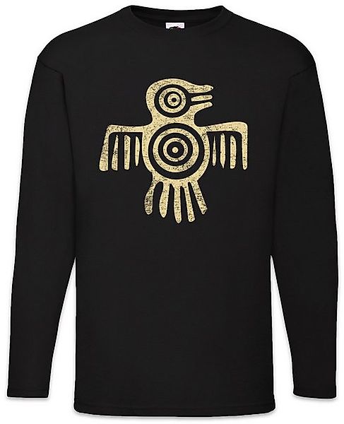 Urban Backwoods Langarmshirt Aztec Bird II Langarm T-Shirt Native Indian Am günstig online kaufen