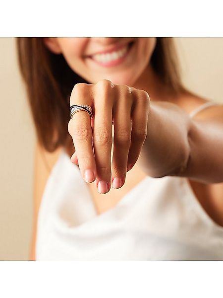 CHRIST Silberring CHRIST Damen-Ring 925er Silber, recycelt Zirkonia, Zirkon günstig online kaufen